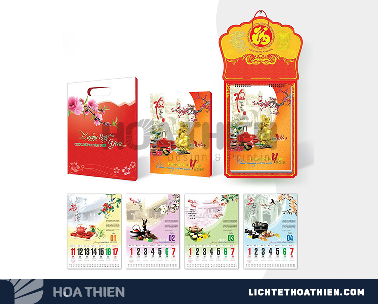 Công ty in lịch Tết 2025 tại Bình Dương