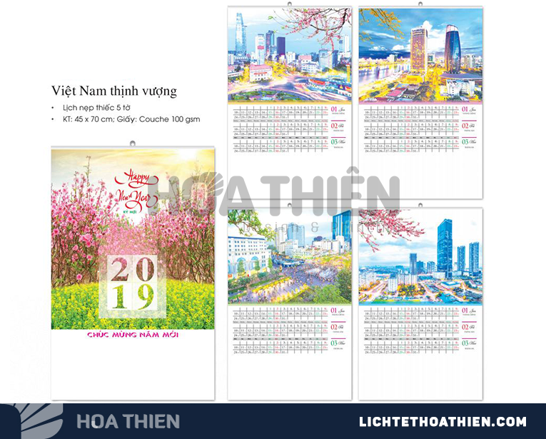 Công ty in lịch Tết 2025 tại Bình Thuận