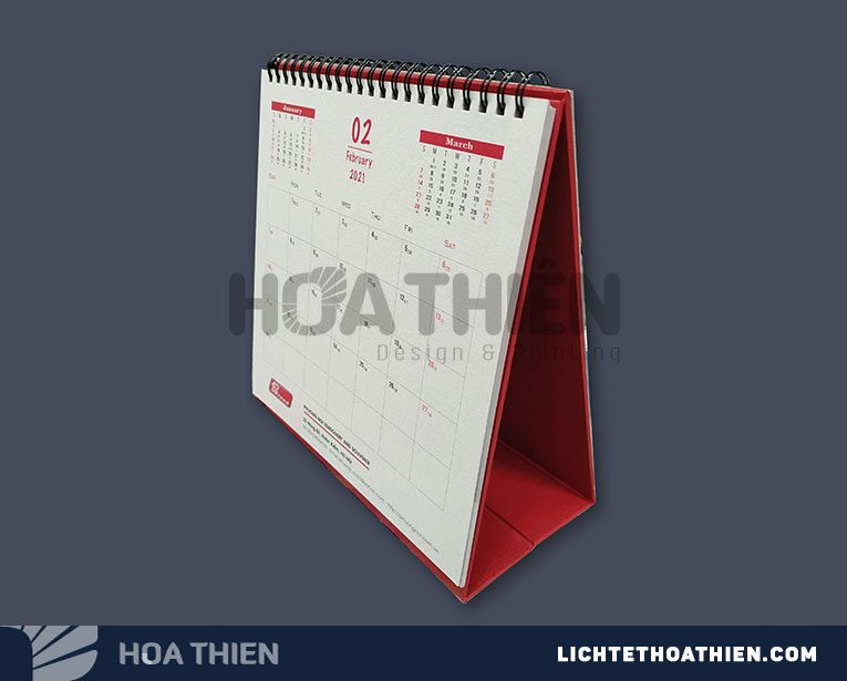 Cách làm lịch để bàn 2025