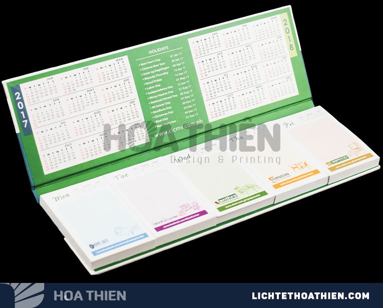 Cách làm lịch để bàn 2025