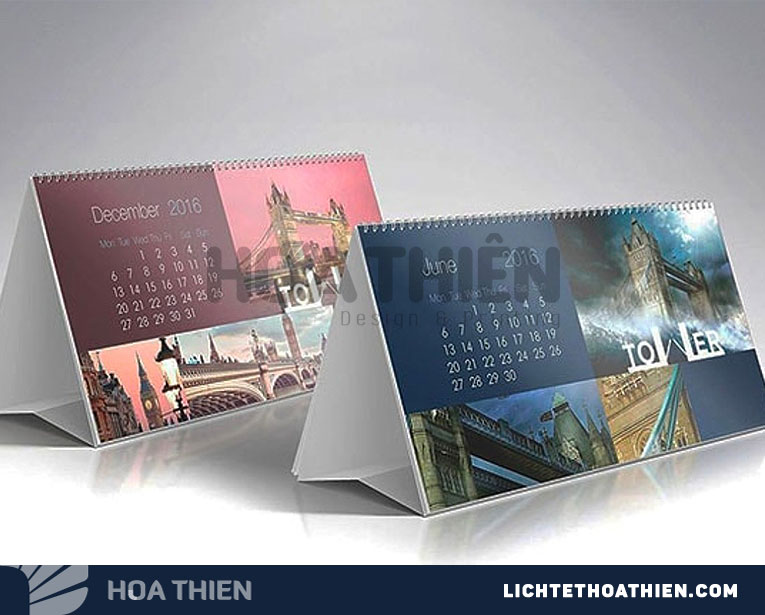 Lịch để bàn doanh nghiệp 2025